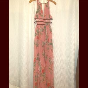 Floral Halter Maxi Dress🌸🌺